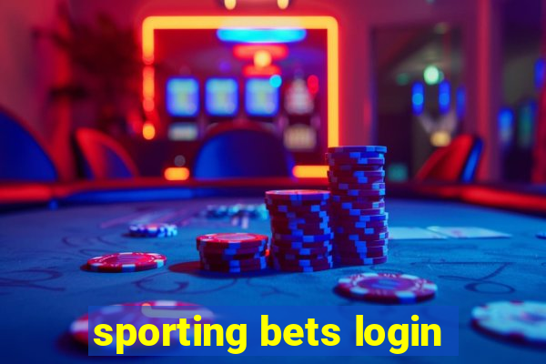 sporting bets login